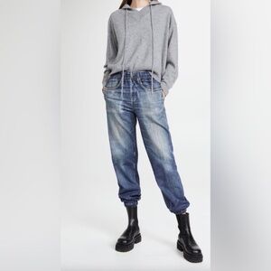 Rag & Bone Miramar Printed Denim Jogger Lucas Wash Size XS